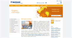 Desktop Screenshot of organics.synthesia.eu