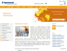 Tablet Screenshot of organics.synthesia.eu